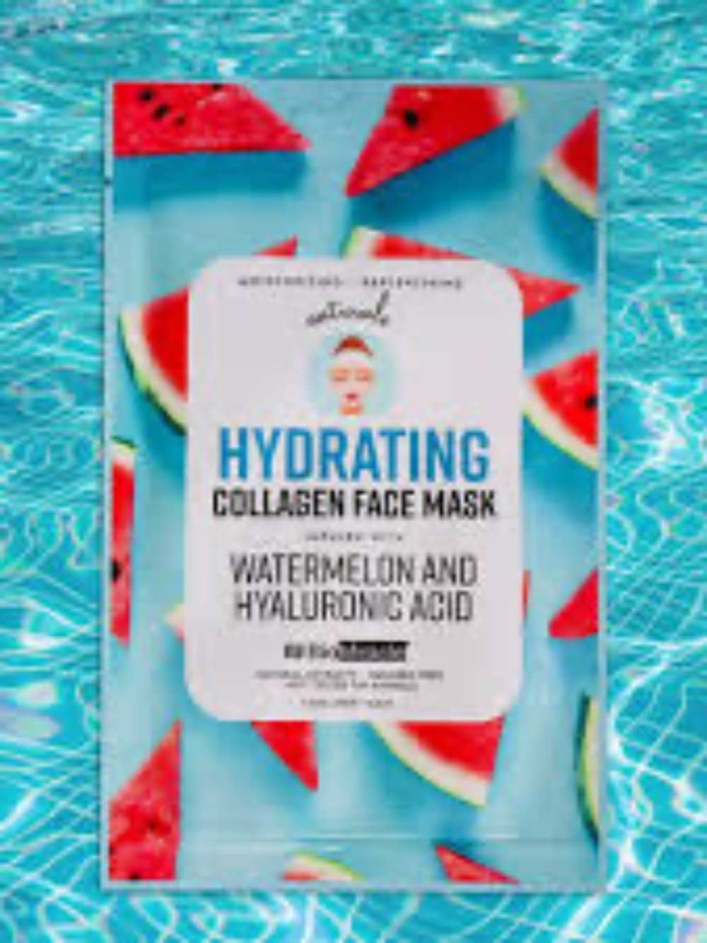 Hydrating Collagen Face Mask Infused with Watermelon and Hyaluronic Acid